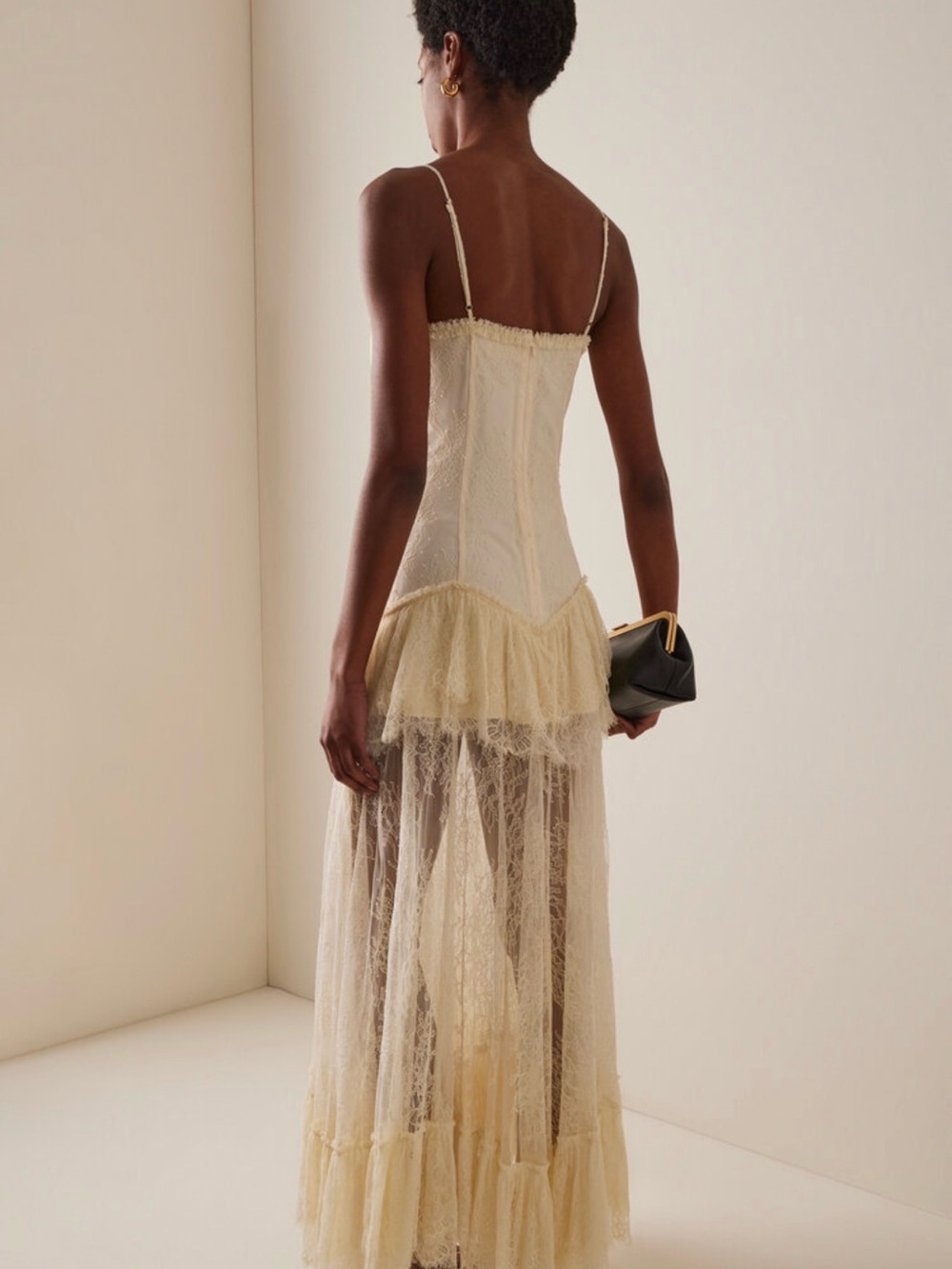 DE LA VALI Kala Lace Midi Dress - Picture 2 of 12